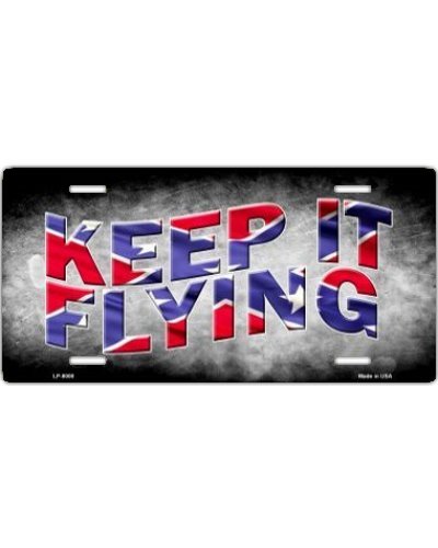 Keep It Flying no fade car tag